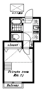Ball casa 成城南【2階】の間取り