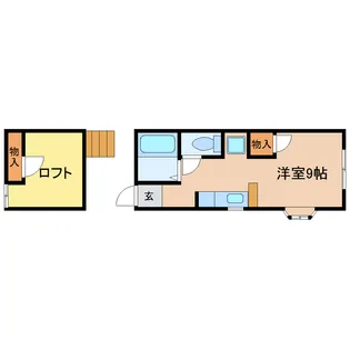 1Rの間取り画像