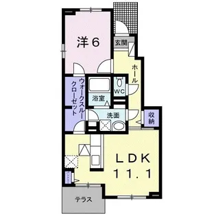 愛知県一宮市木曽川町外割田字西郷中【アパート】の間取り