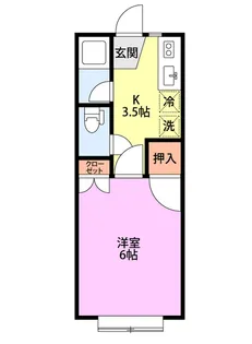 ジュネパレス【2階】の間取り
