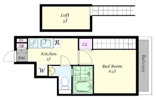 プランドールDuke【1階】の間取り