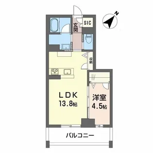 CLASSEUM連坊II【3階】の間取り