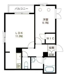ルミナスK【1階】の間取り