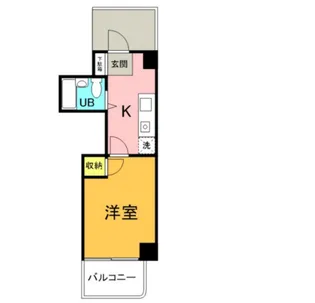 ハーシオンフルタI【5階】の間取り