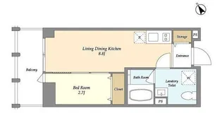The Grand Terrace Wakabayashi【1階】の間取り