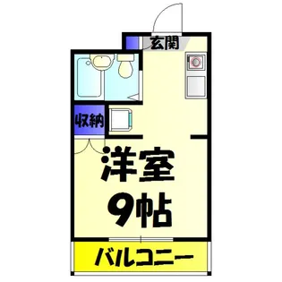 トーエンハイツ【3階】の間取り