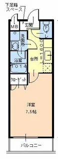 大阪府岸和田市春木若松町【アパート】の間取り