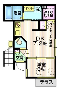 TOMUSEI 西五反田【1階】の間取り