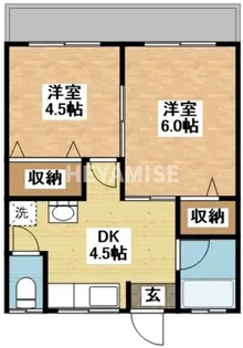 あいかわアパート【2階】の間取り