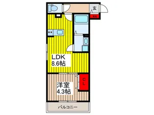 castle大和田【2階】の間取り