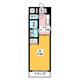 メゾン・ド・エトワール【1階】の間取り
