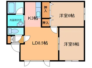 らいふF【1階】の間取り