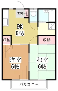 サンヴィレッジ多摩湖【2階】の間取り