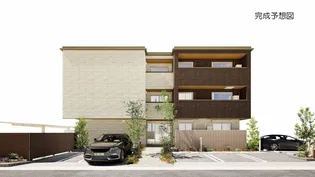 ベレオガーデンズ上中野【1階】の外観