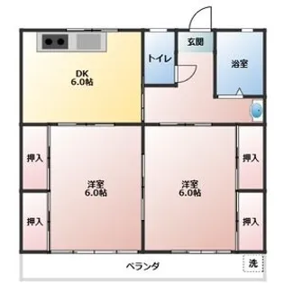 コーポササキ【3階】の間取り