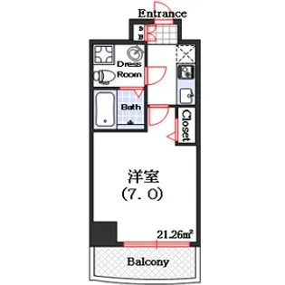 セレニテ上町台【5階】の間取り