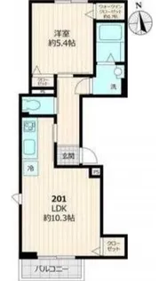 メゾン・ド・ベアII【2階】の間取り