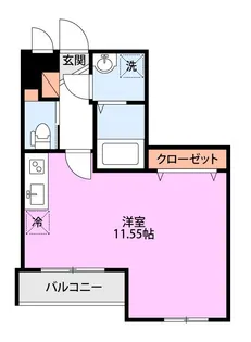 ミリアビタ宮本【3階】の間取り