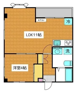グリーンパレスMK【2階】の間取り