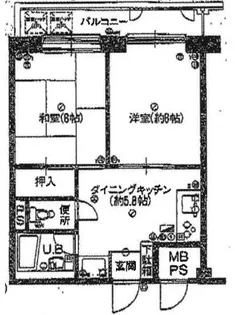 ポートハイム弘明寺第二【3階】の間取り