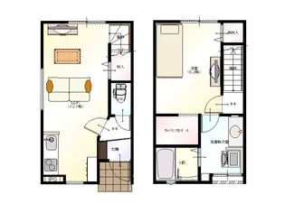 D-BOX一針の間取り