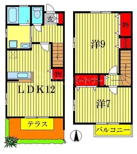 東京都葛飾区西水元3【一戸建】の間取り