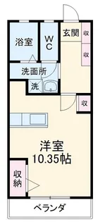 アヴィル旭町【2階】の間取り