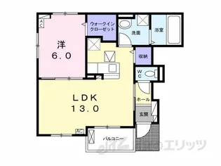 セピアコート【1階】の間取り