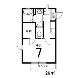 ヴィヴィ・セレサ弐番館【2階】の間取り