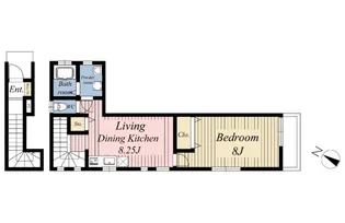 クラリス【2階】の間取り