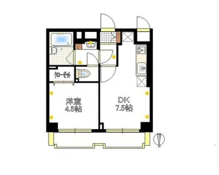 カーサ和泉【4階】の間取り