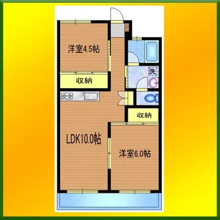 パークワイズ東村山【3階】の間取り