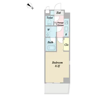 K.I BLDG.【3階】の間取り