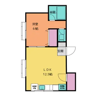 ハイツニューポプラ【2階】の間取り