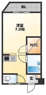 ハピネス文教【4階】の間取り