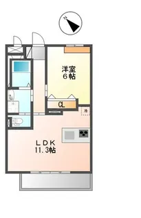 アムール ゼルコバ【3階】の間取り