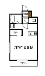 セレニティ川添A【2階】の間取り