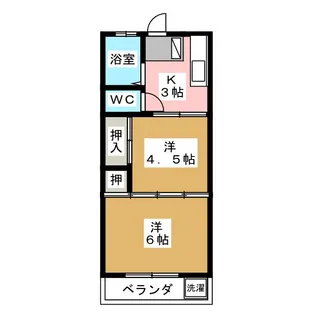 マンション志のぶ【3階】の間取り