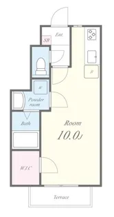 コンフォート アソシア【1階】の間取り