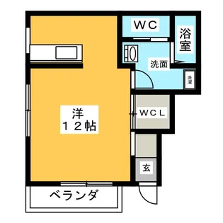 コートダジュール【1階】の間取り