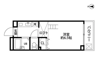ソラーレ中宮【2階】の間取り