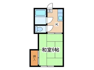 徳間荘【1階】の間取り
