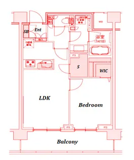 スタイリオ梶が谷【4階】の間取り