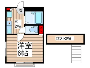 レオパレスK・I・T【2階】の間取り