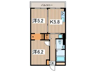 PEARL HOME SEYA【2階】の間取り