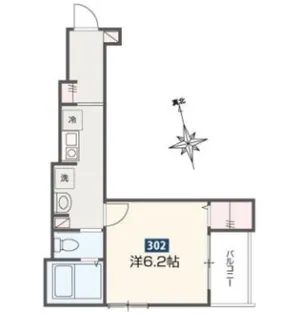MELDIA西新井VII【3階】の間取り