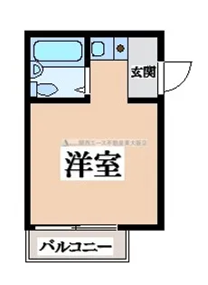 エアリーコート小阪【3階】の間取り