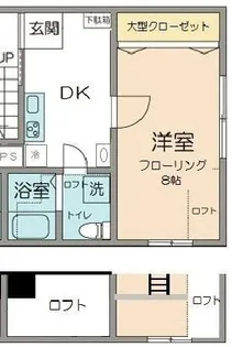 東京都新宿区百人町3【アパート】の間取り