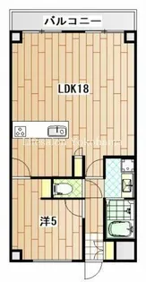 アンサンブル岸谷【1階】の間取り