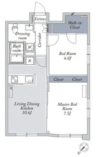 東京都文京区大塚4【マンション】の間取り